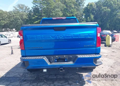 2022 Chevrolet Silverado 1500 4Wd Short Bed Custom из США, поврежденный, VIN 1GCPDBEK3NZ623916